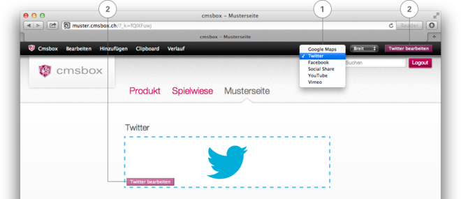 Twitter Widget erstellen