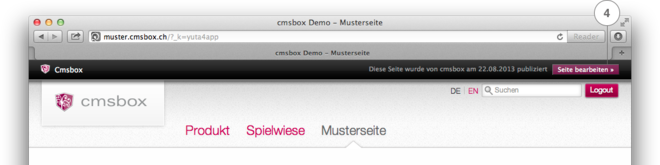 Bearbeitungsmodus einschalten